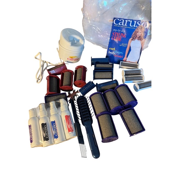 Caruso Other - New Caruso Molecular Steam Hairsetter System Complete Rollers Steamer Manual VTG